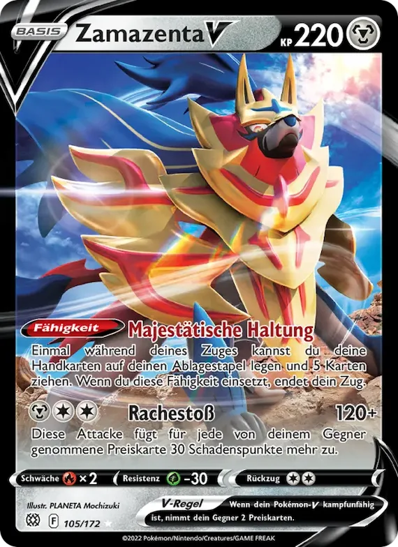 Zamazenta V 105 – Strahlende Sterne