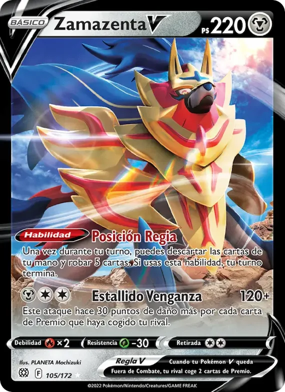 Zamazenta V 105 – Astros Brillantes