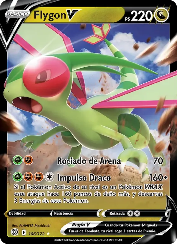 Flygon V 106 – Astros Brillantes