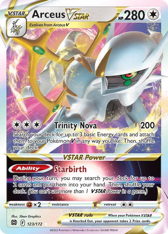 Arceus VSTAR #123 – Brilliant Stars