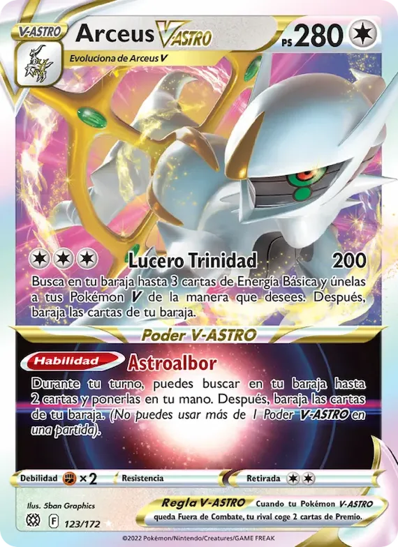 Arceus V-ASTRO 123 – Astros Brillantes