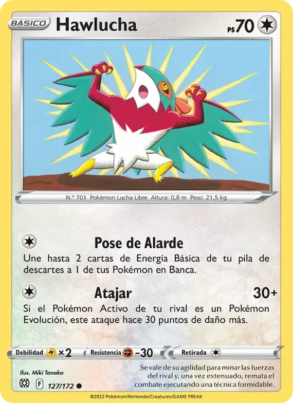 Hawlucha 127 – Astros Brillantes