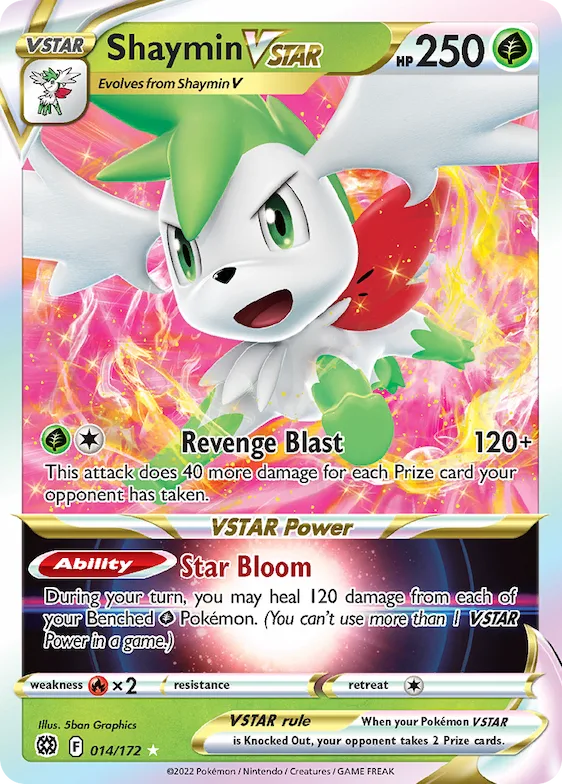 Shaymin VSTAR #14 – Brilliant Stars