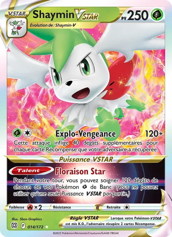 Shaymin VSTAR 14 – Stars Étincelantes