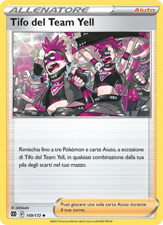 Tifo del Team Yell 149 – Astri Lucenti