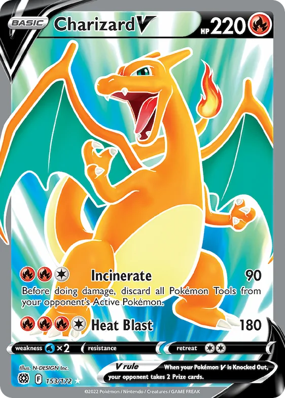 Charizard V #153 – Brilliant Stars