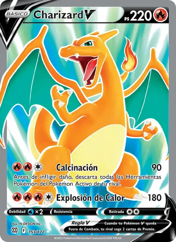 Charizard V 153 – Astros Brillantes