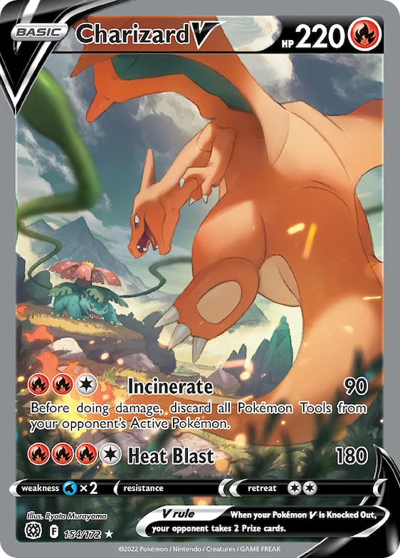 Charizard V #154 – Brilliant Stars