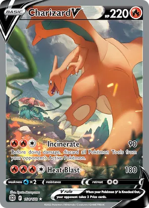 Charizard V #154 – Brilliant Stars