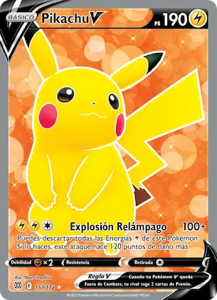 Pikachu V 157 – Astros Brillantes