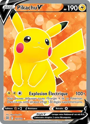 Pikachu V 157 – Stars Étincelantes