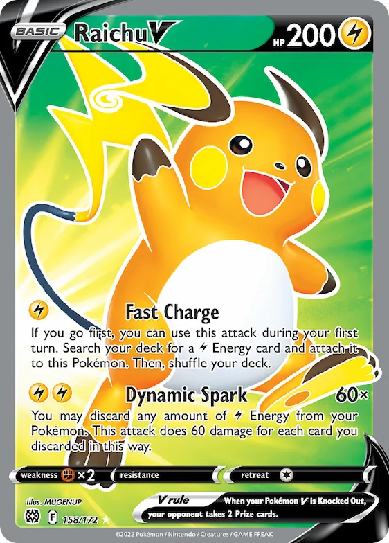 Raichu V #158 – Brilliant Stars