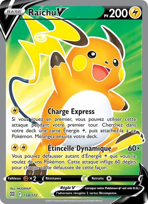 Raichu V 158 – Stars Étincelantes