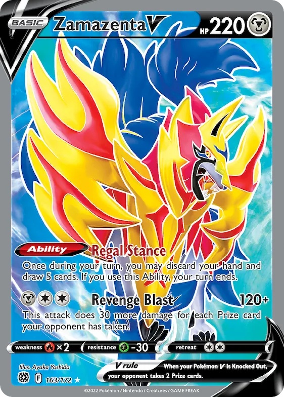 Zamazenta V #163 – Brilliant Stars