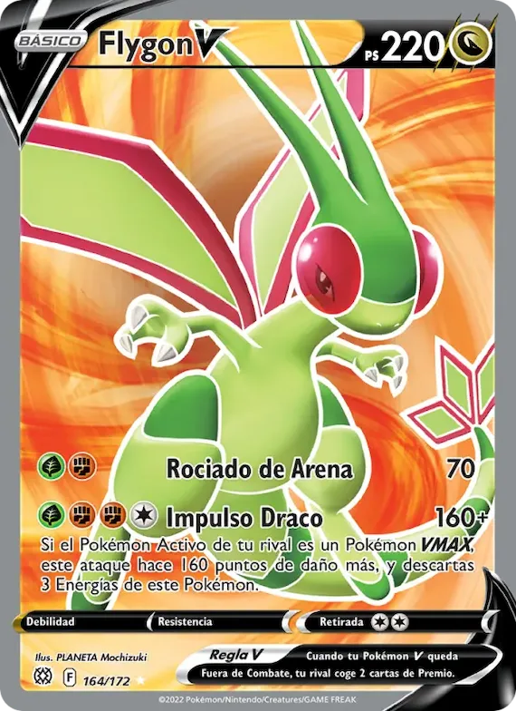 Flygon V 164 – Astros Brillantes
