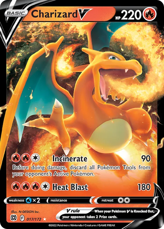 Charizard V #17 – Brilliant Stars