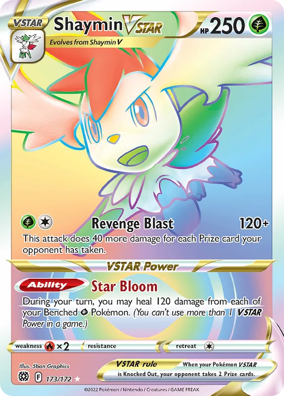 Shaymin VSTAR #173 – Brilliant Stars