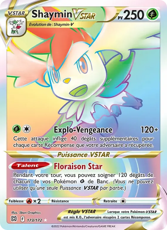Shaymin VSTAR 173 – Stars Étincelantes