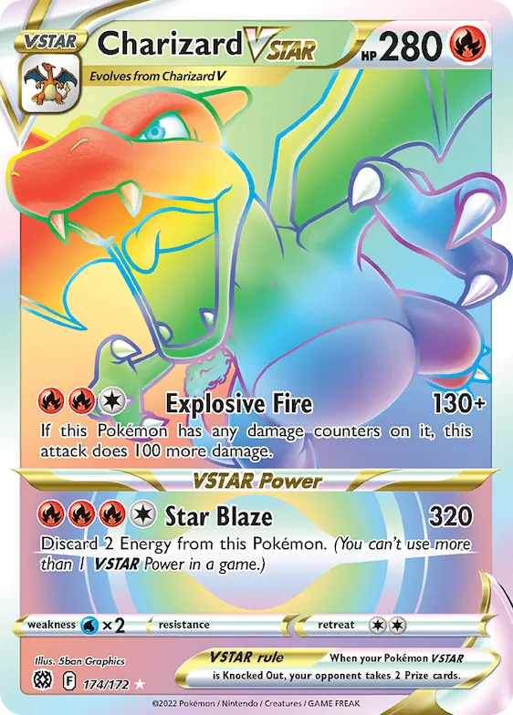 Charizard VSTAR #174 – Brilliant Stars