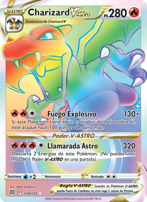 Charizard V-ASTRO 174 – Astros Brillantes