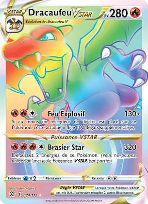 Dracaufeu VSTAR 174 – Stars Étincelantes