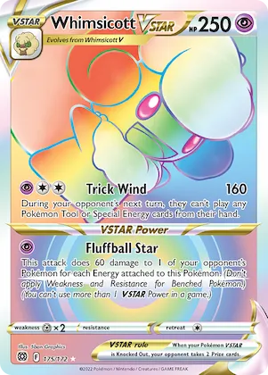 Whimsicott VSTAR #175 – Brilliant Stars