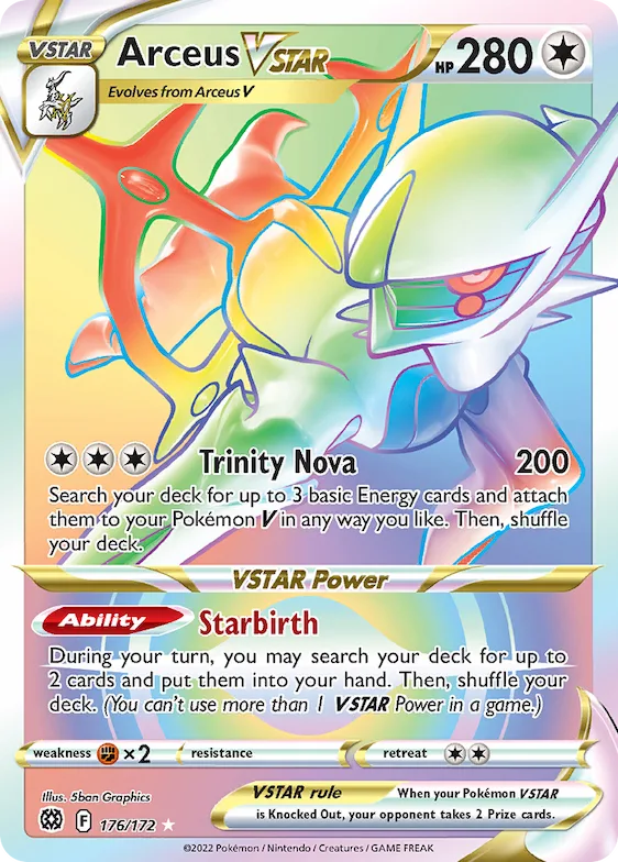 Arceus VSTAR #176 – Brilliant Stars