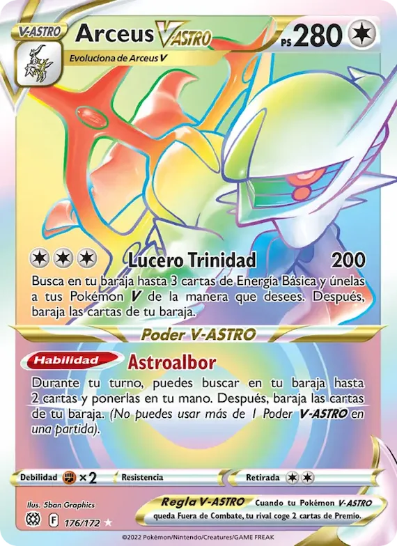 Arceus V-ASTRO 176 – Astros Brillantes