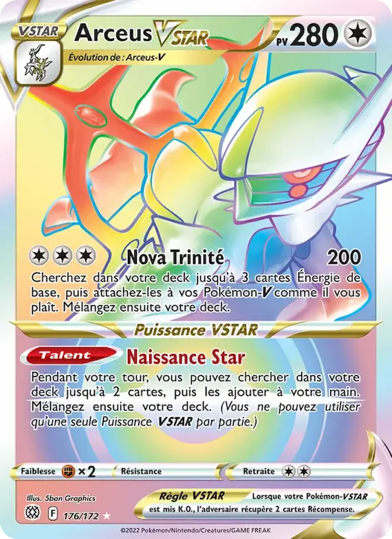 Arceus VSTAR 176 – Stars Étincelantes