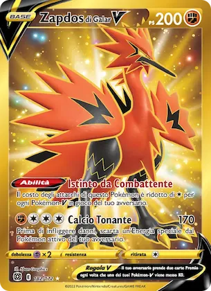 Zapdos di Galar V 182 – Astri Lucenti