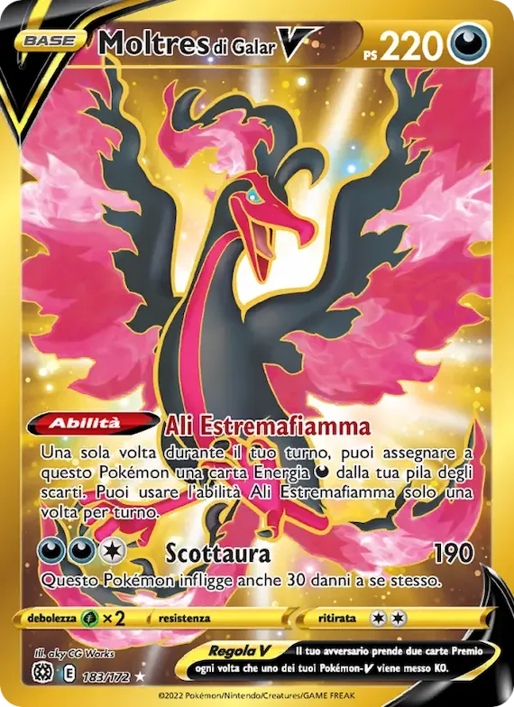 Moltres di Galar V 183 – Astri Lucenti