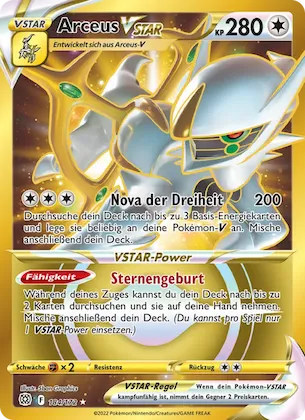 Arceus VSTAR 184 – Strahlende Sterne