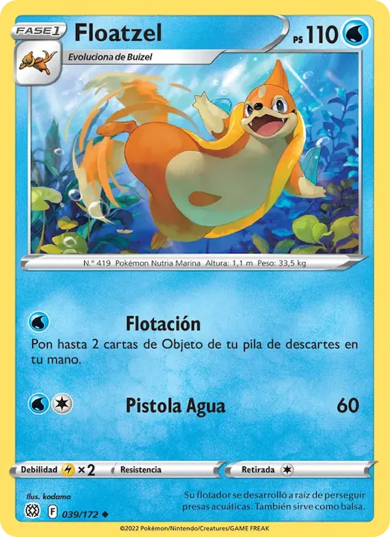 Floatzel 39 – Astros Brillantes