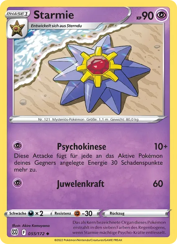 Starmie 55 – Strahlende Sterne