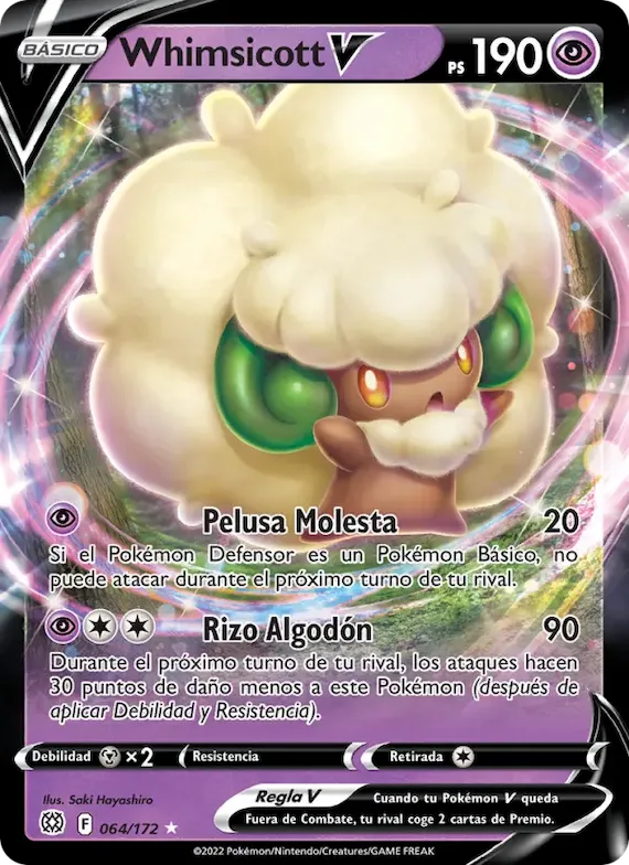 Whimsicott V 64 – Astros Brillantes