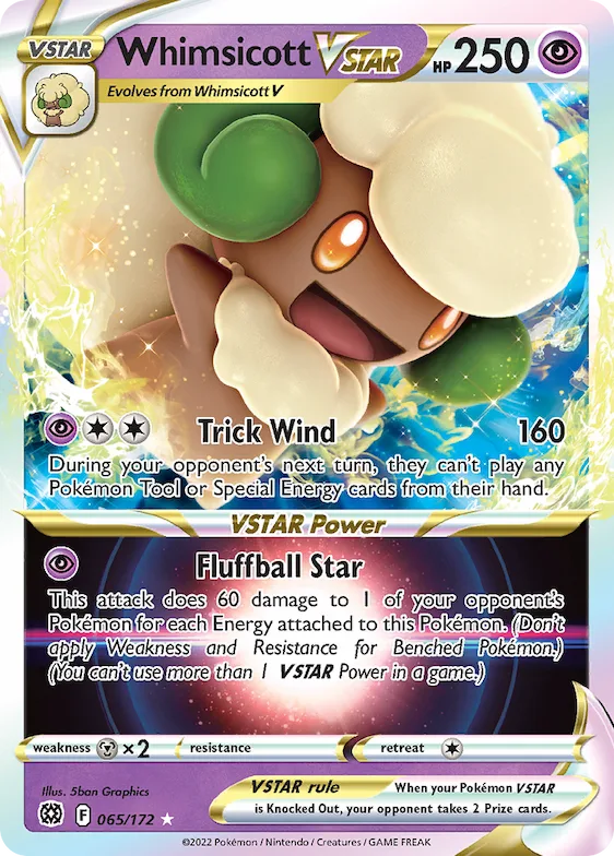 Whimsicott VSTAR #65 – Brilliant Stars