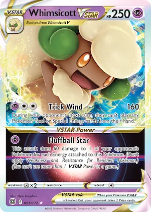 Whimsicott VSTAR #65 – Brilliant Stars