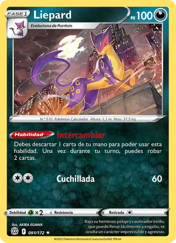 Liepard 91 – Astros Brillantes