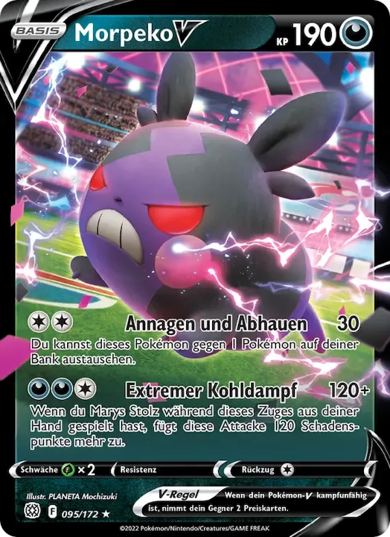 Morpeko V 95 – Strahlende Sterne