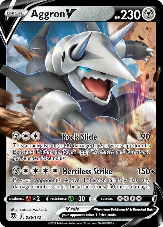 Aggron V #96 – Brilliant Stars