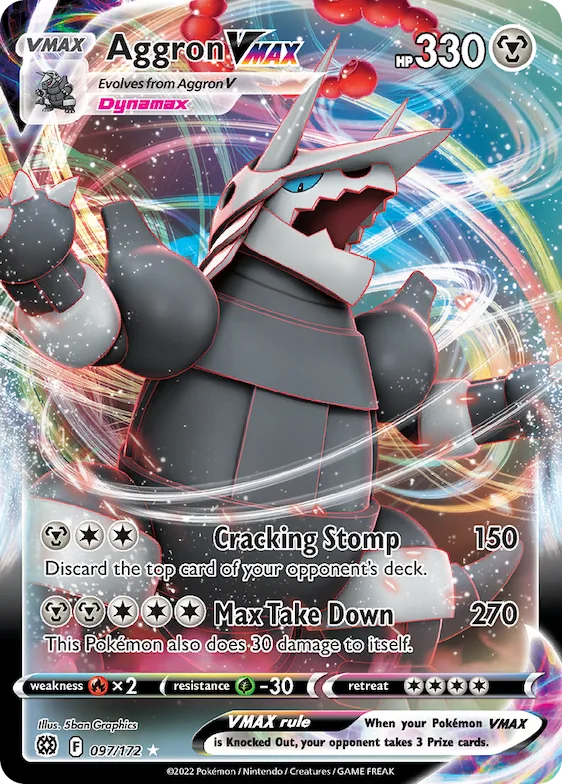Aggron VMAX #97 – Brilliant Stars