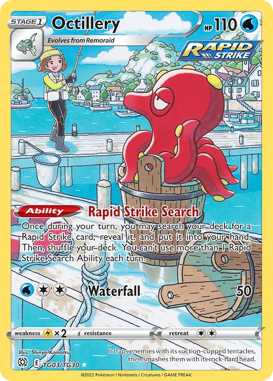 Octillery #TG03 – Brilliant Stars Trainer Gallery