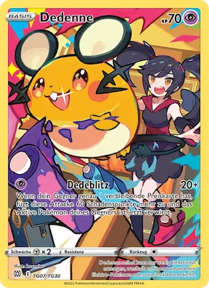 Dedenne Nr. TG07 – Strahlende Sterne Trainer-Galerie