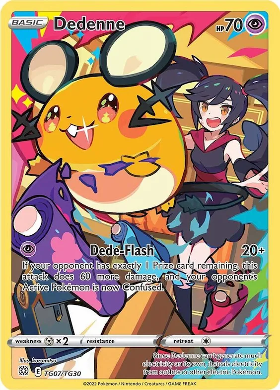 Dedenne #TG07 – Brilliant Stars Trainer Gallery