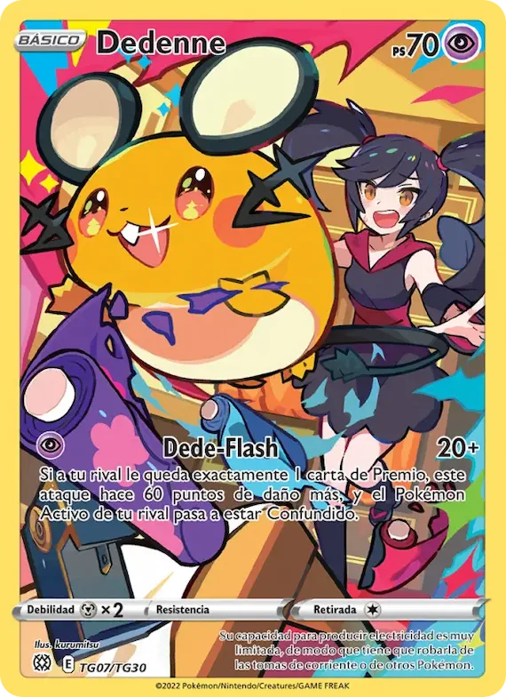 Dedenne TG07 – Astros Brillantes Galería de Entrenador