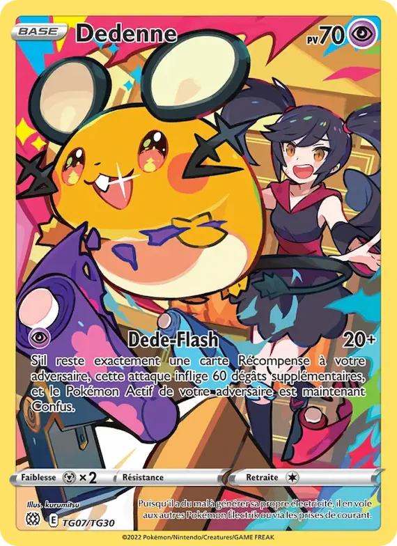Dedenne TG07 – Stars Étincelantes Galerie de Dresseurs