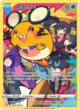 Dedenne n° TG07 – Stars Étincelantes Galerie de Dresseurs