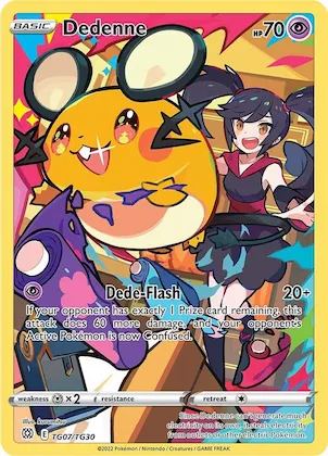 Dedenne #TG07 – Brilliant Stars Trainer Gallery