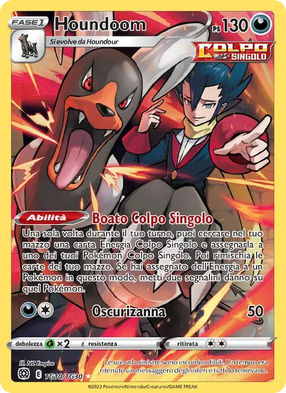 Houndoom TG10 – Astri Lucenti Galleria Allenatori