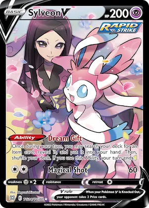 Sylveon V #TG14 – Brilliant Stars Trainer Gallery